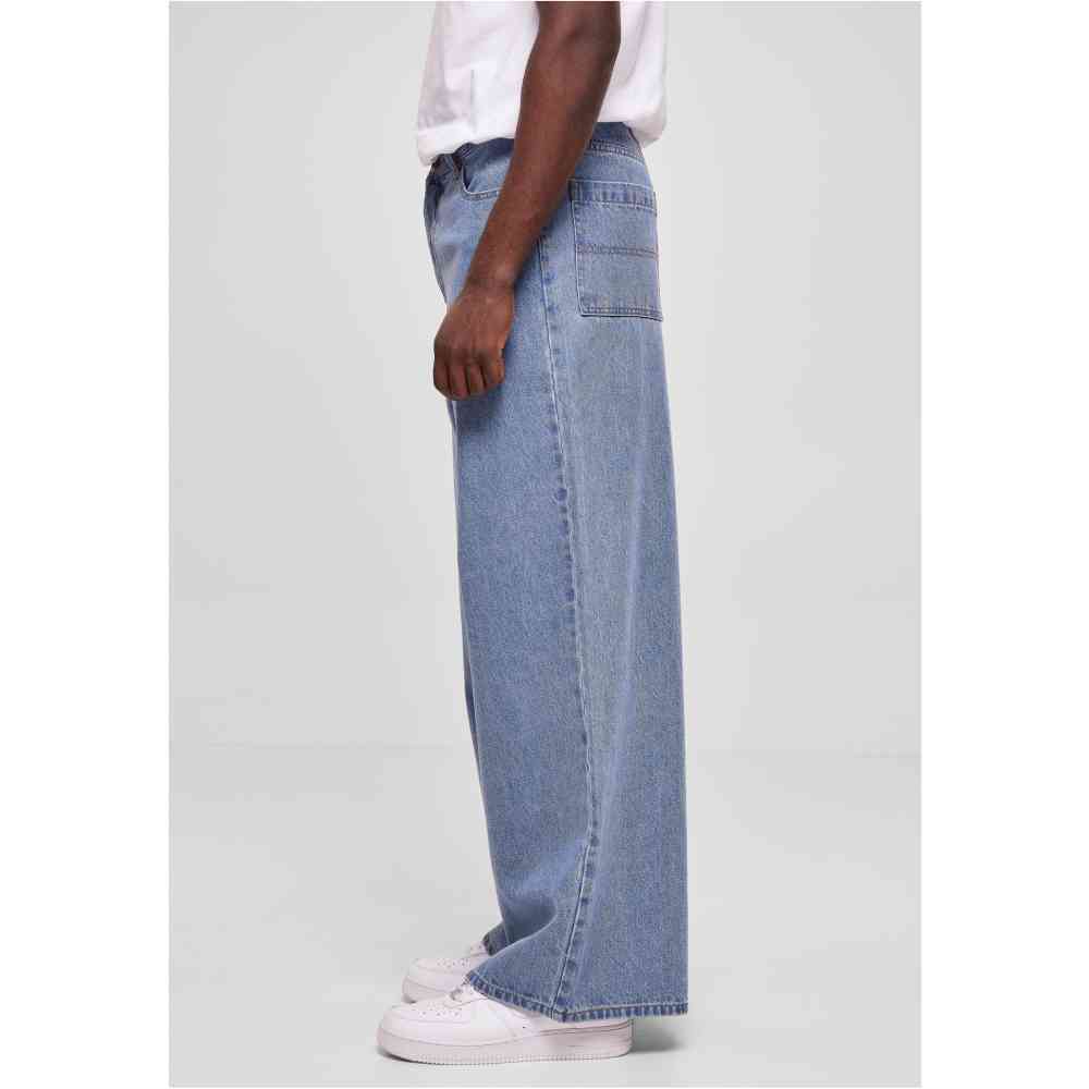 Urban Classics - 90's Loose Jeans Wijde broek - Blauw